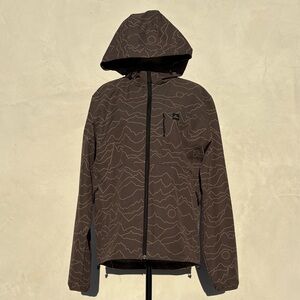 Brown Hooded Waterproof Jacket “Shell”